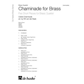 Chaminade for Brass : Five Short Pieces for Brass Quartet